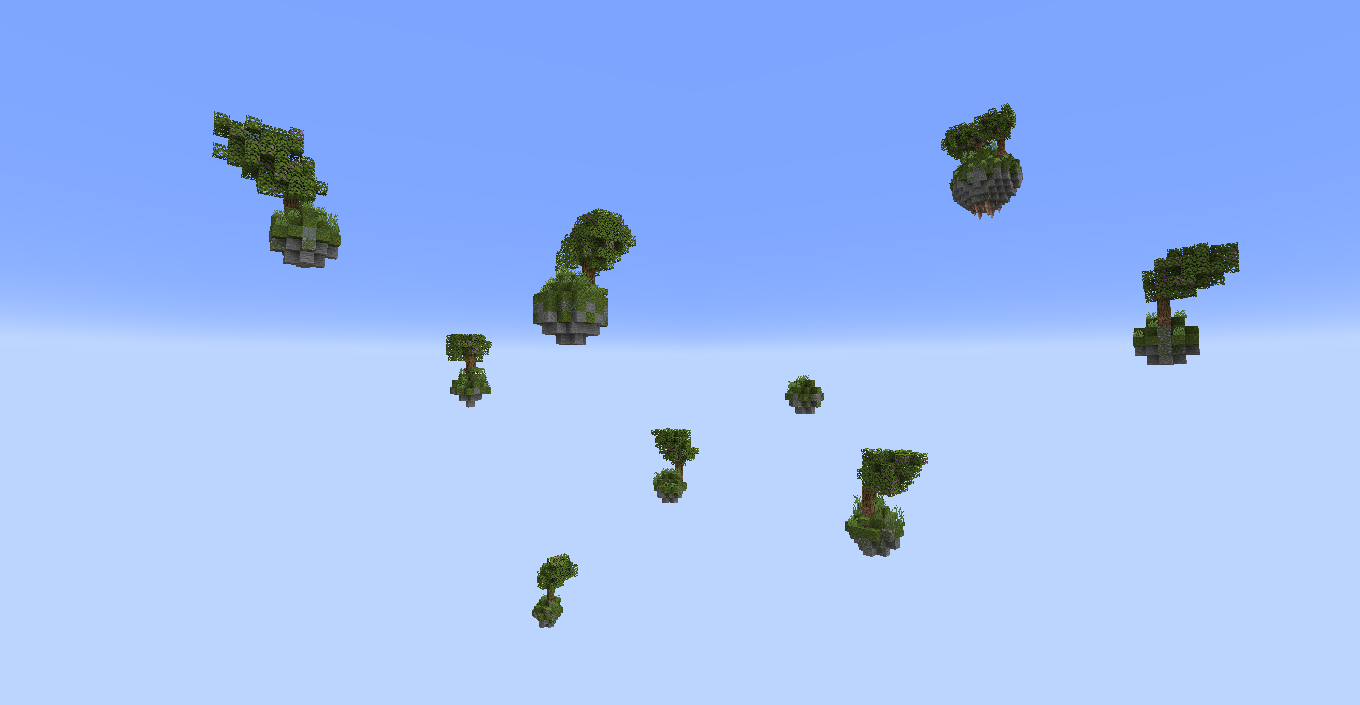 Some custom islands