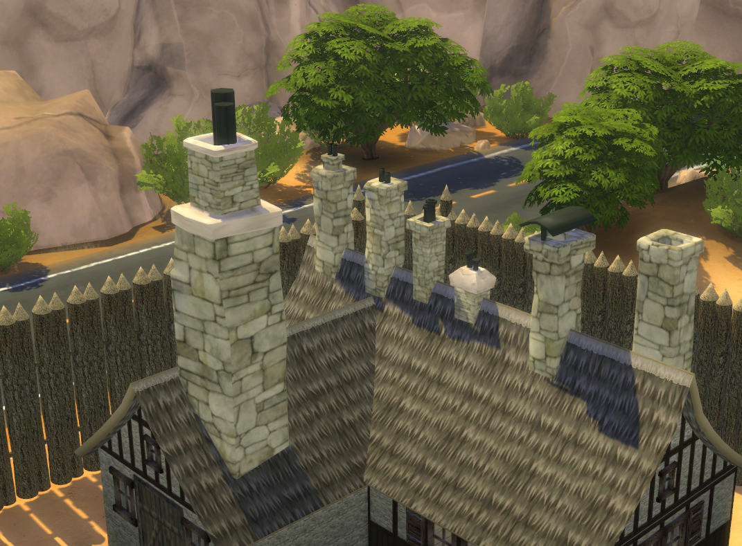 Download Seven TSM Chimneys The Sims 4 Mods