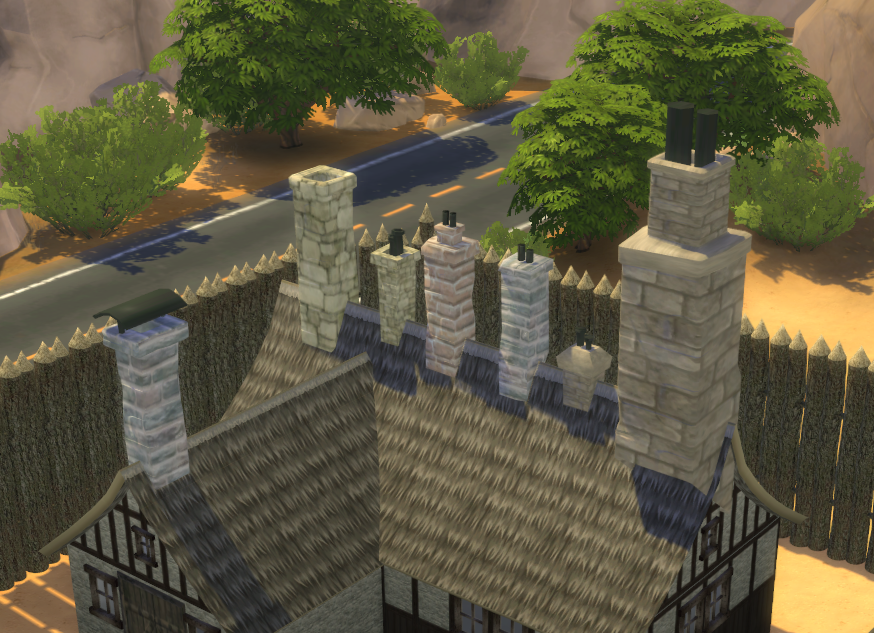 Seven TSM Chimneys The Sims 4 Build / Buy