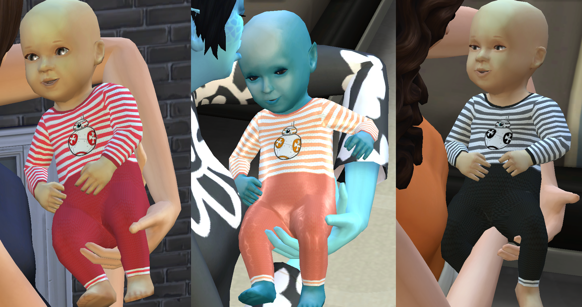 This is what the little outfit looks like in game. Happy simming all
