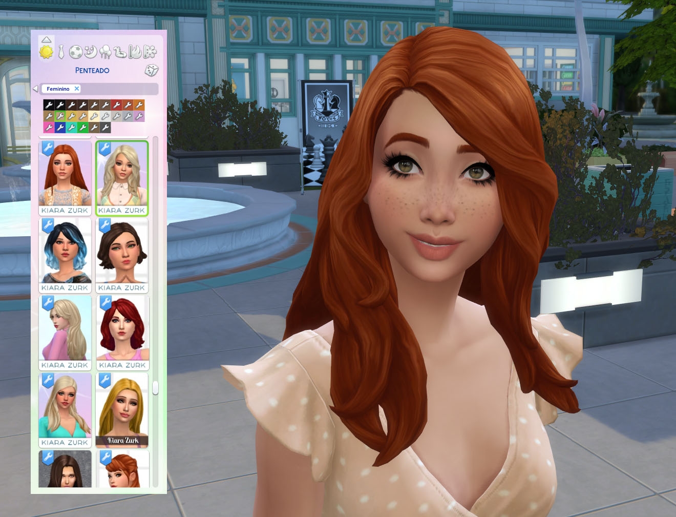 Millie Hairstyle Screenshots - Create a Sim - The Sims 4