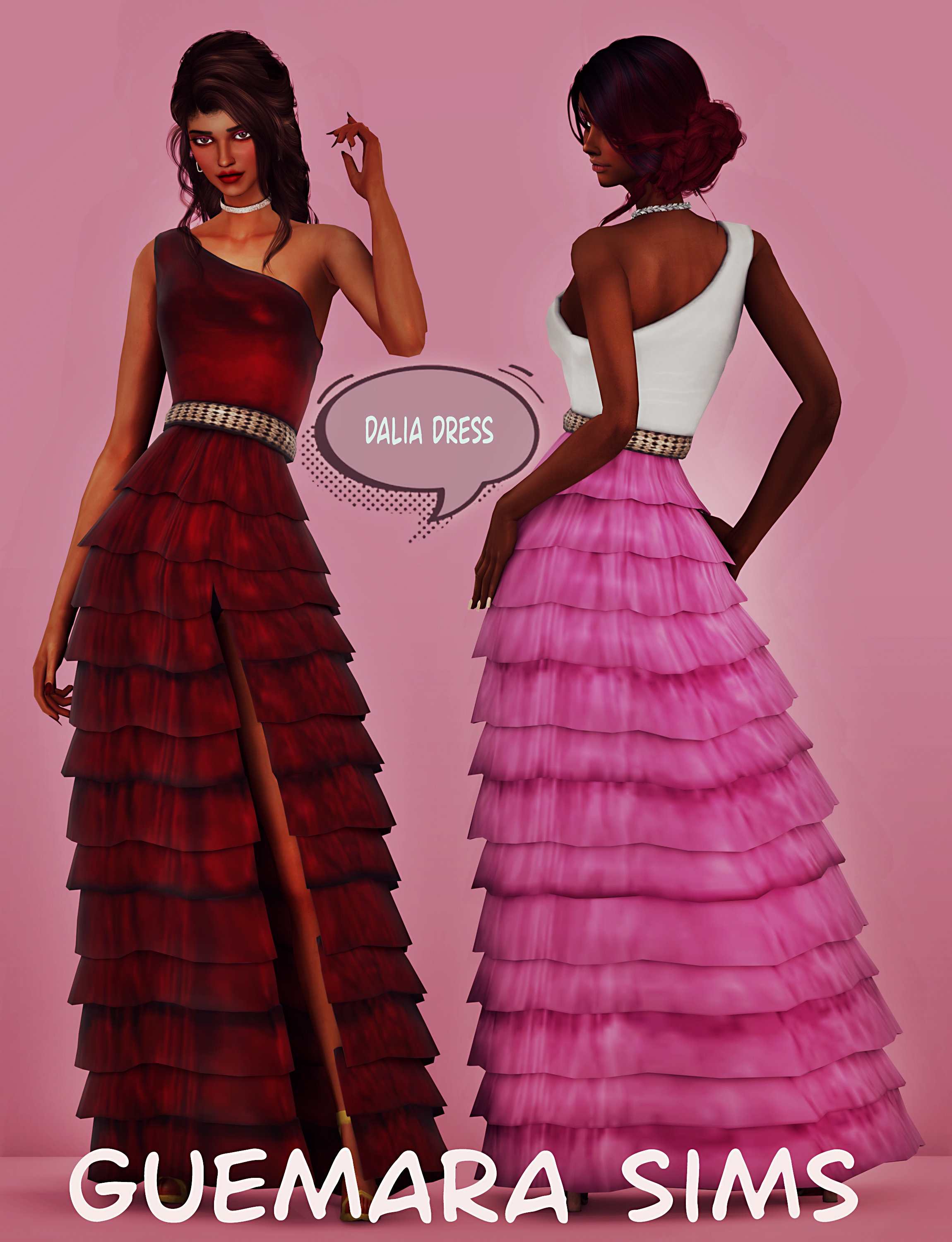 AZALEA DRESS - The Sims 4 Create a Sim - CurseForge