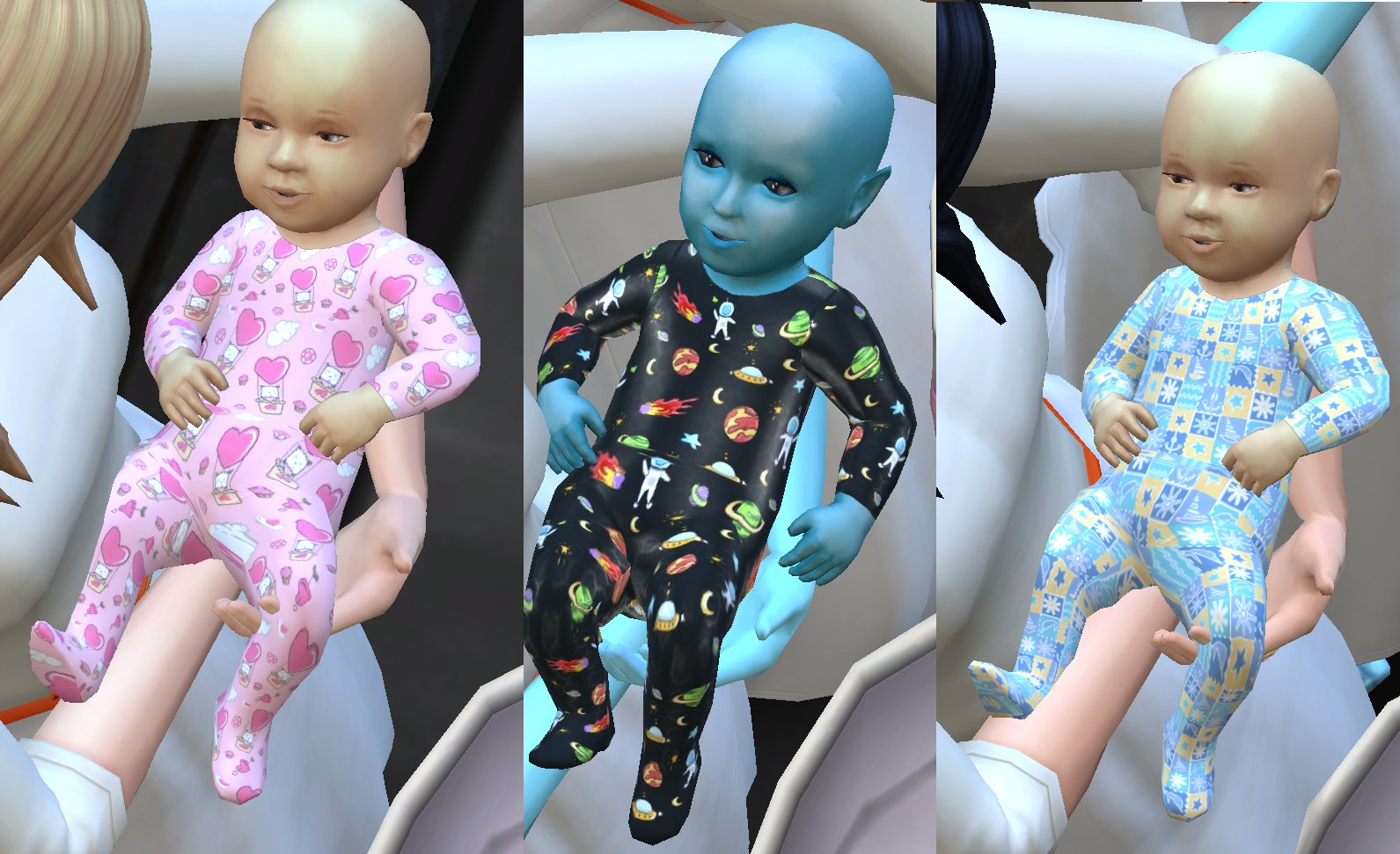 Longsleeve footsie Pj's baby outfit - Screenshots - The Sims 4 Mods ...