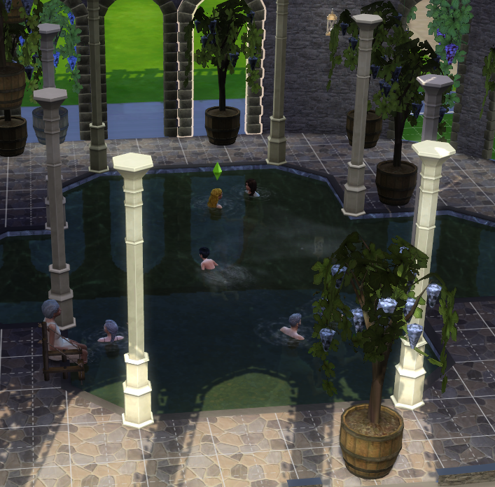 Willow Creek Roman Baths The Sims 4 Rooms Lots Curseforge