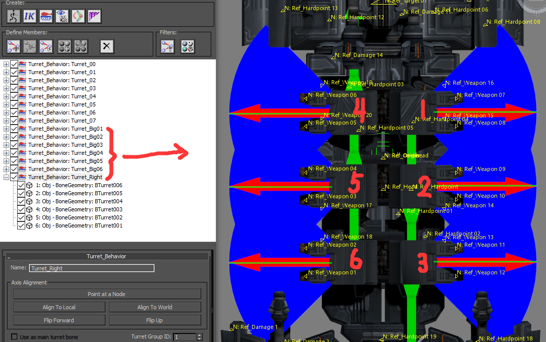 GehennaCruiserV2 Turret Setup