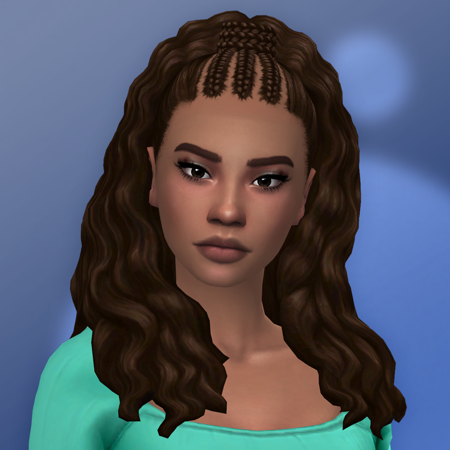 Prudence Hair - The Sims 4 Create a Sim - CurseForge