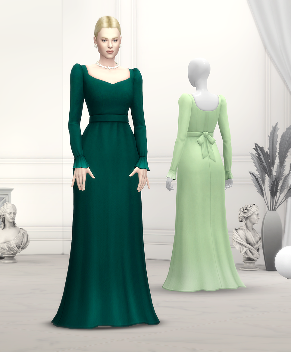 AZALEA DRESS - The Sims 4 Create a Sim - CurseForge