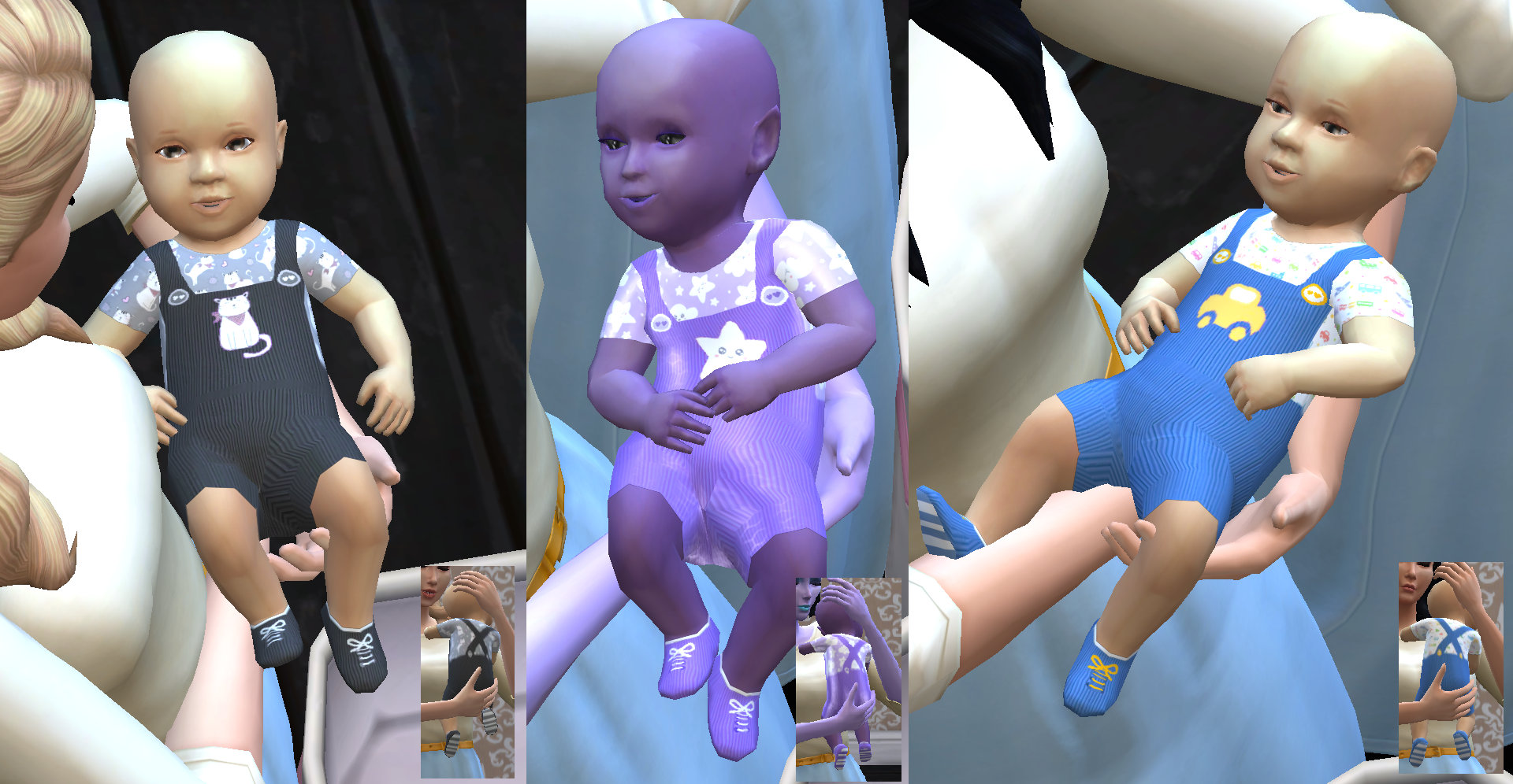 Dungarees mix set 1 summer baby outfit