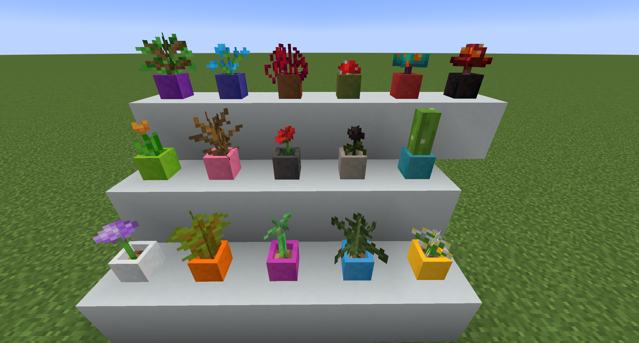 Flower Pots Plus Minecraft Mods CurseForge