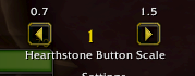 Hearthstone Button Scale