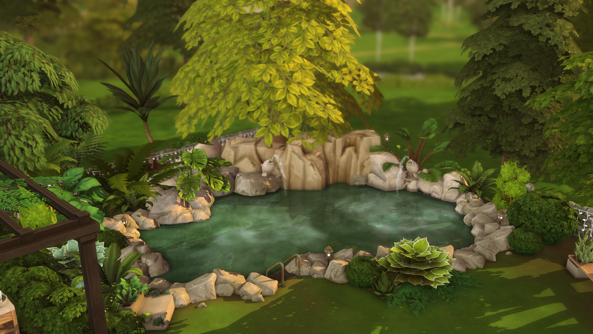 Little Forests Wallpaper - The Sims 4 Build / Buy - CurseForge