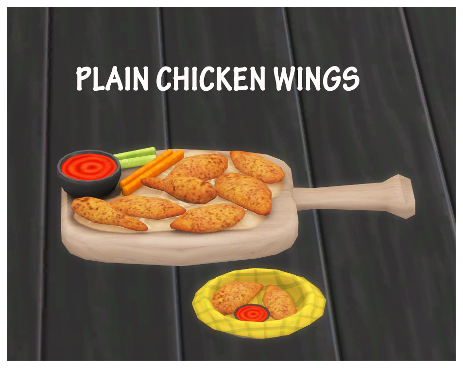 Plain Chicken Wings The Sims 4 Mods