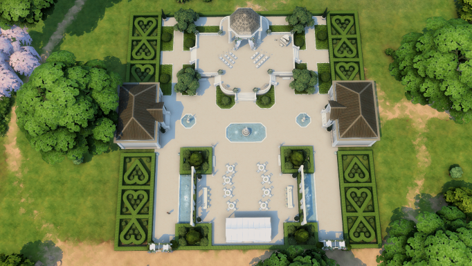 Blossom Wedding Venue - The Sims 4 Rooms / Lots - CurseForge