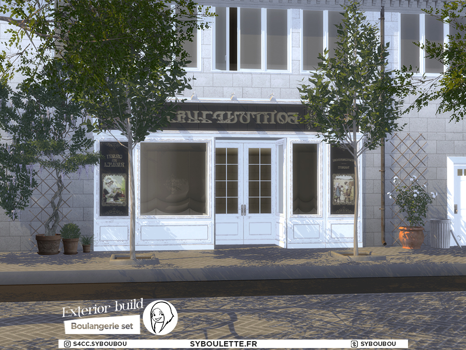 Boulangerie set Part 1: The front store (2021) - The Sims 4 Build / Buy ...