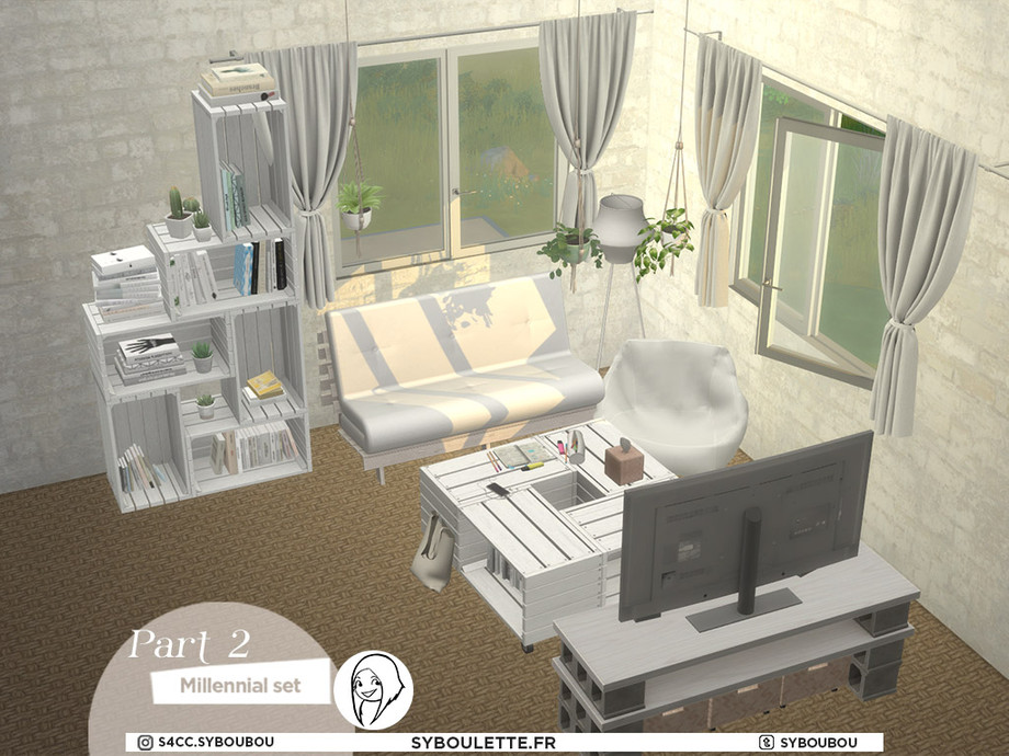 Millennial Part 2 The Livingroom 2022 The Sims 4 Build Buy   W 920h 690 3467541 