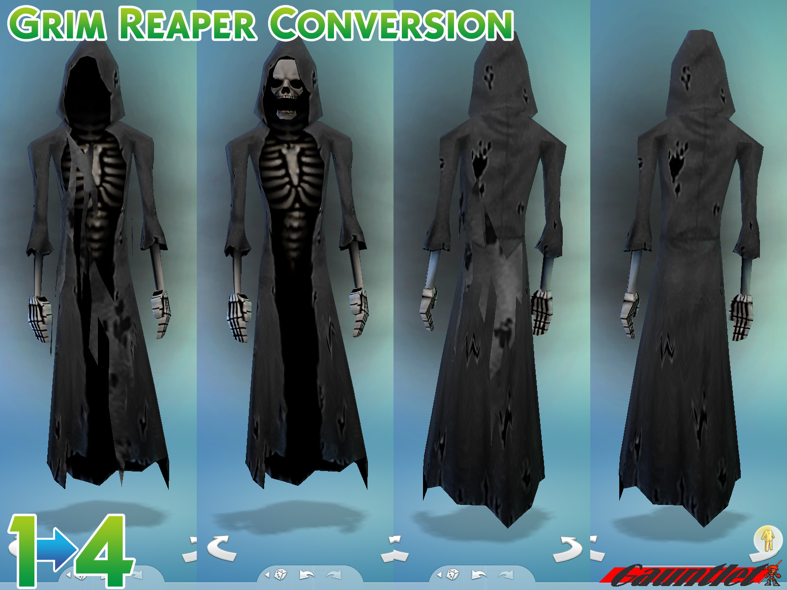 Grim Reaper - ts1 Conversion - The Sims 4 Create a Sim - CurseForge