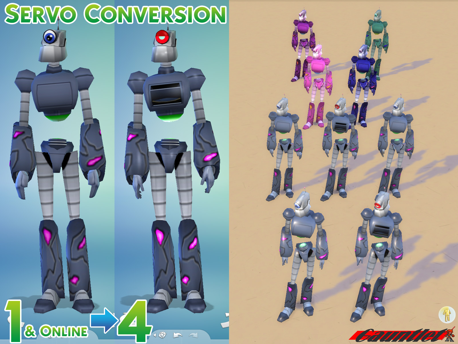 Servo ts1 Conversion The Sims 4 Create a Sim