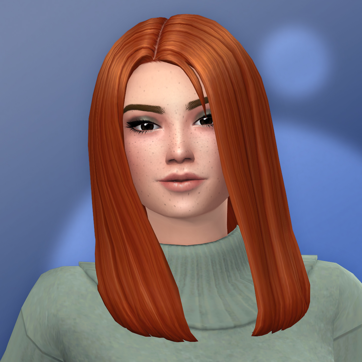 QICC - Dina Hair with Strand - Screenshots - The Sims 4 Create a Sim ...