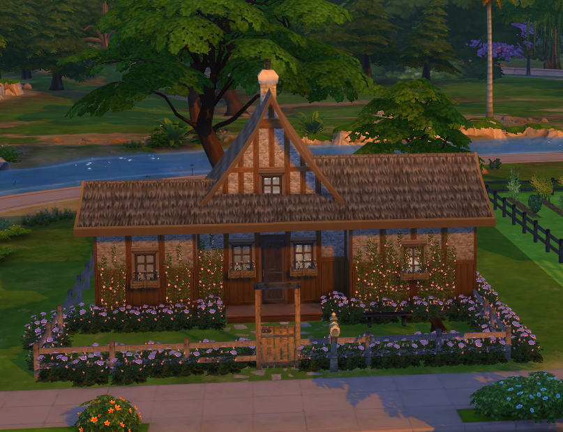 Rindle Rose Cottage The Sims 4 Rooms / Lots