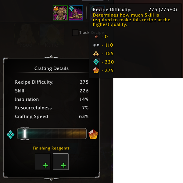 difficulty tooltip