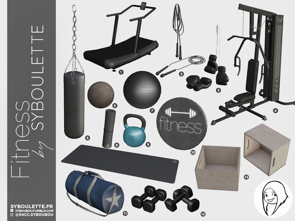 Fitness Set 2021 The Sims 4 Build Buy Curseforge