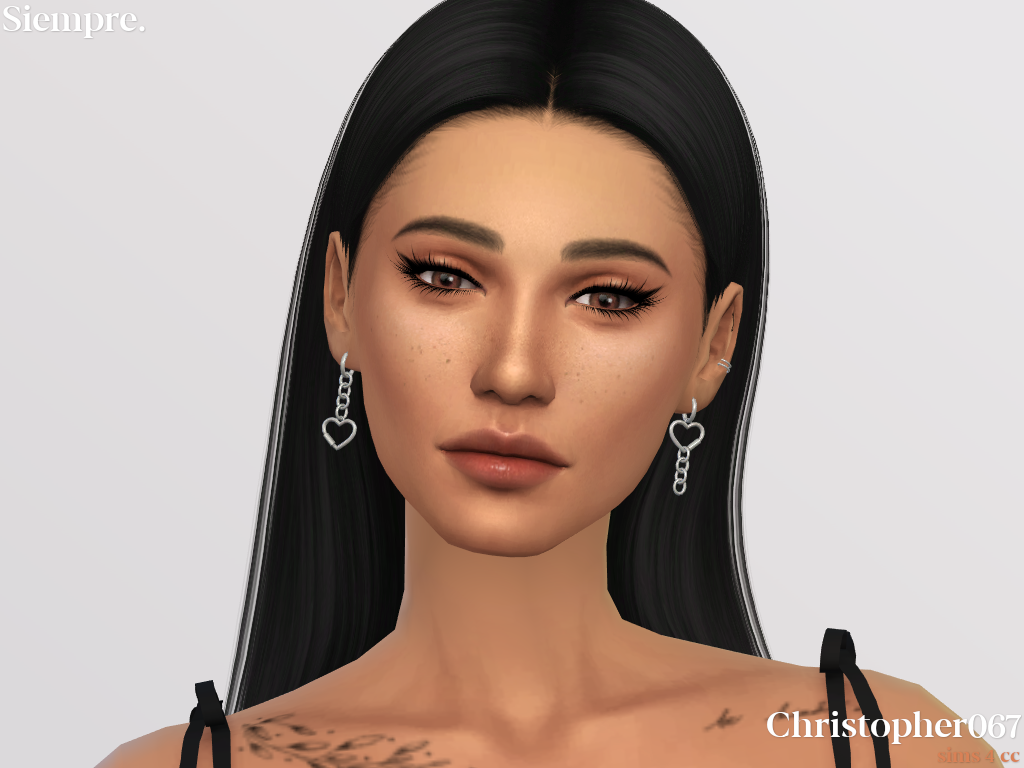 Siempre Earrings - The Sims 4 Create a Sim - CurseForge