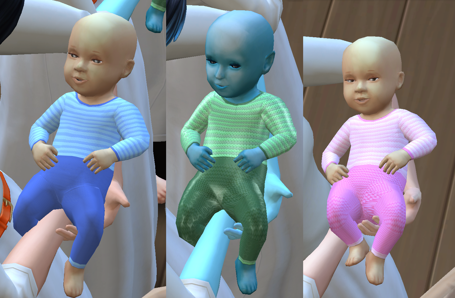Stripy baby outfit - Screenshots - The Sims 4 Mods - CurseForge
