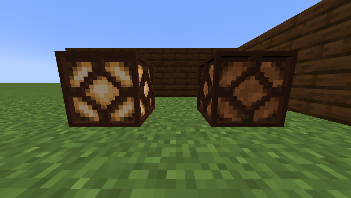 Gives the redstone lamp a 3D model