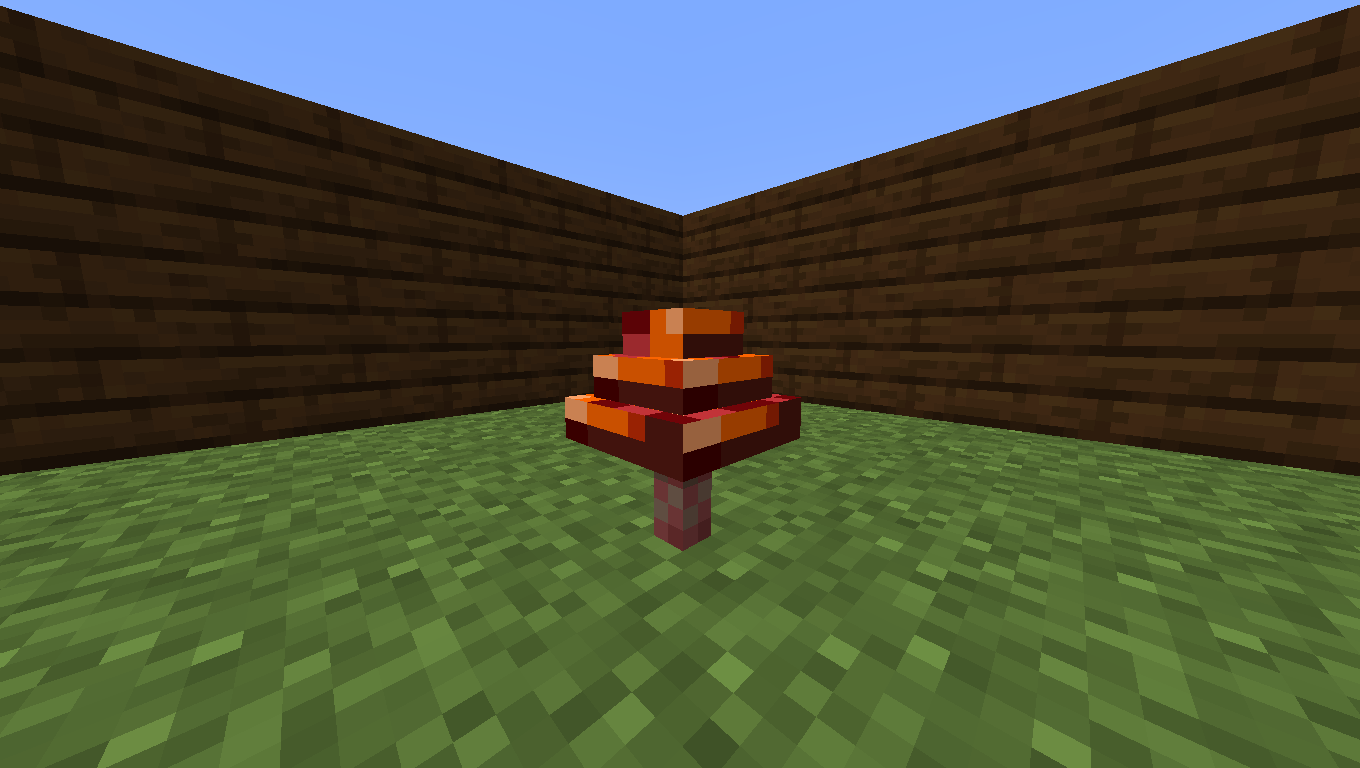 Gives the crimson fungus a 3D model