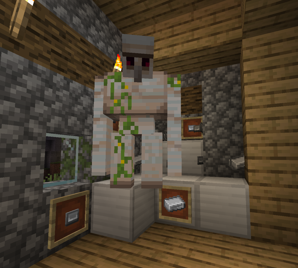 Irons Coins and Ingots with an Iron Golem.