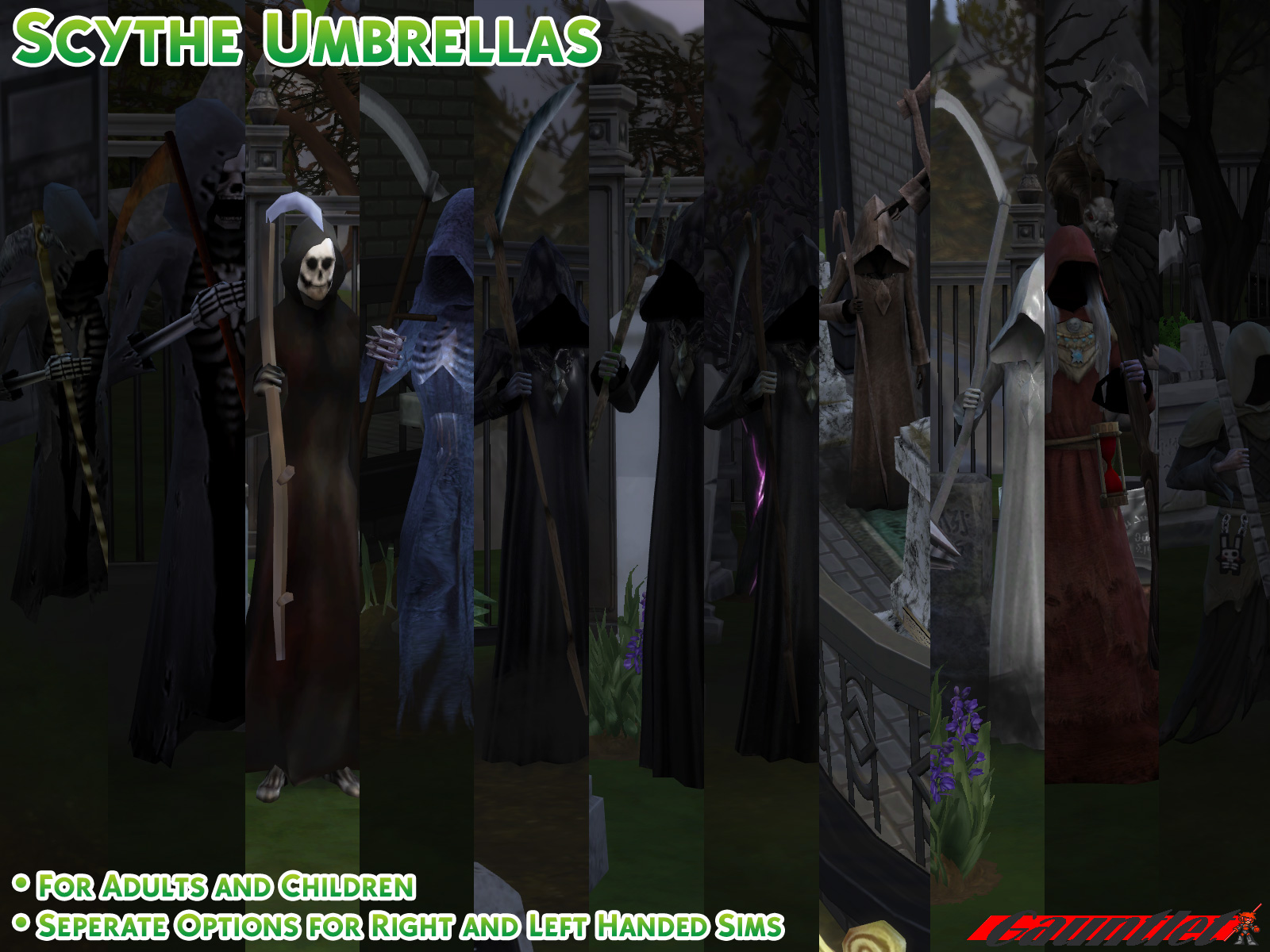 Scythe Umbrellas The Sims 4 Build / Buy