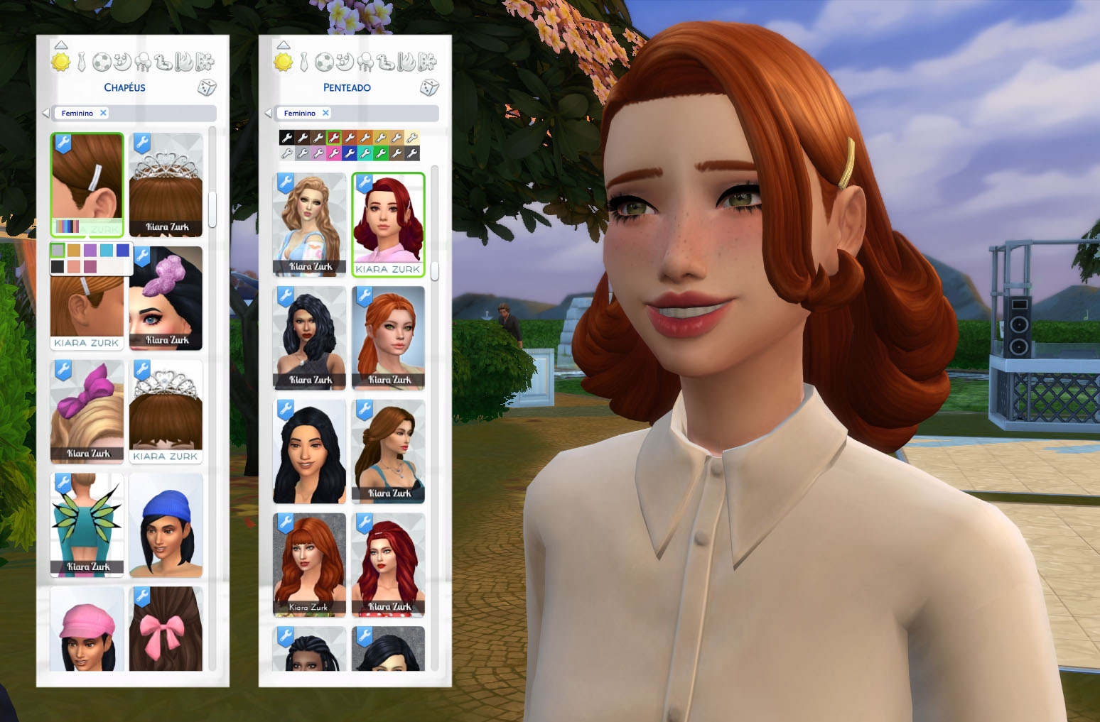 Shirley Hairstyle - The Sims 4 Create a Sim - CurseForge