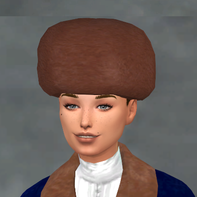 Edwardian Set - Fur Hat