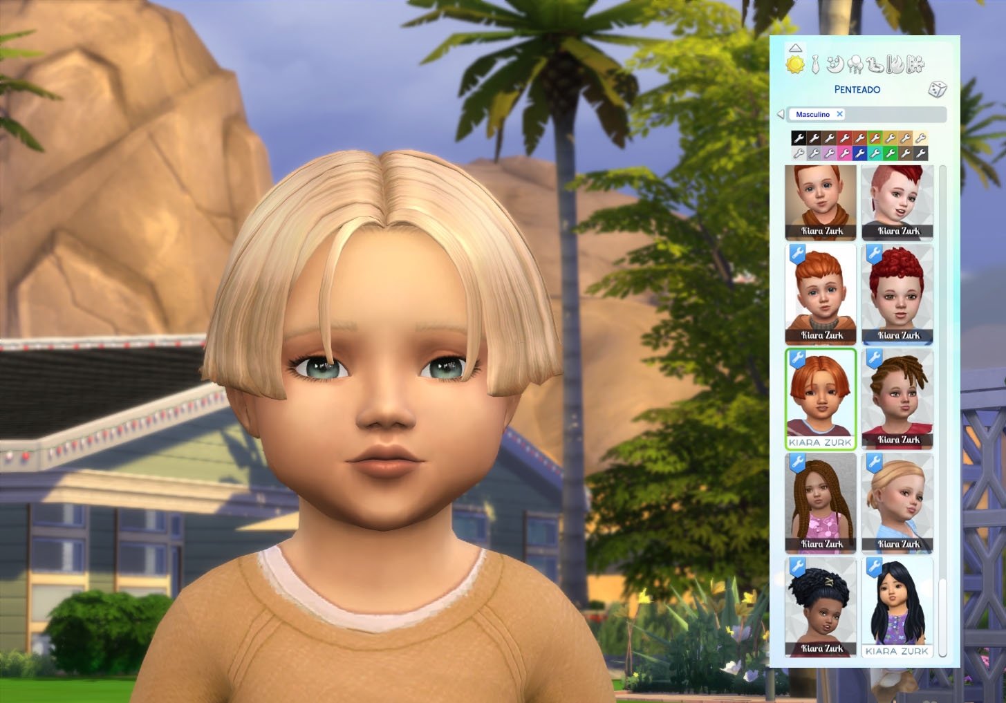 Dylan Hairstyle for Toddlers in game