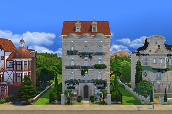 The Juliette Triplex - Screenshots - The Sims 4 Rooms / Lots - CurseForge