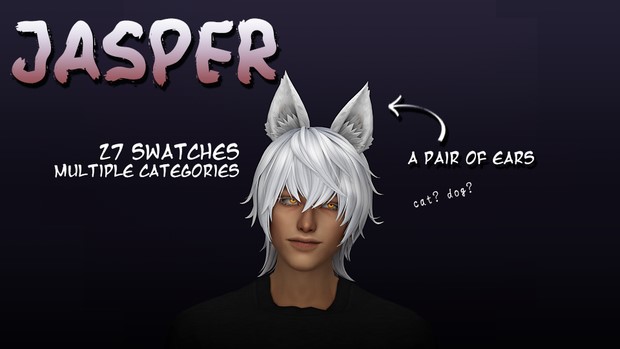 Jasper Acc Wolf/Cat Ears Screenshots - Create a Sim - The Sims 4