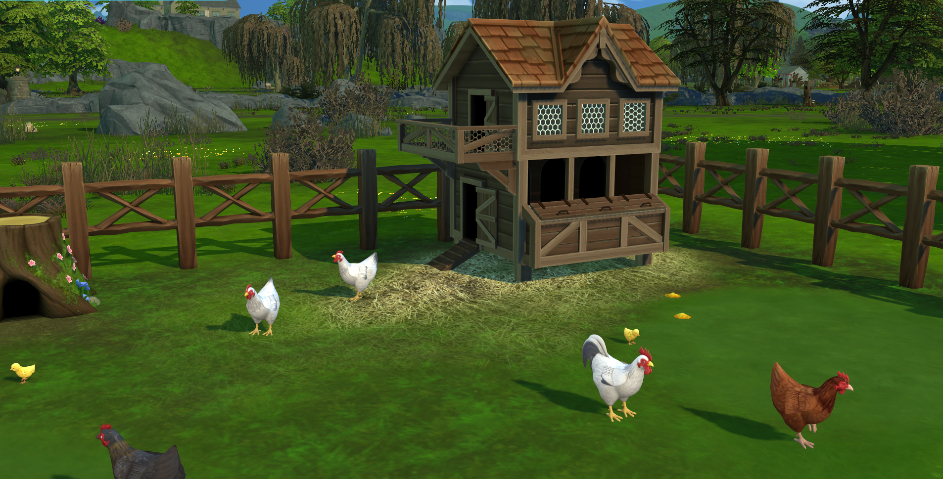 Just some pics to show you how the straw terrain will look like in your game.