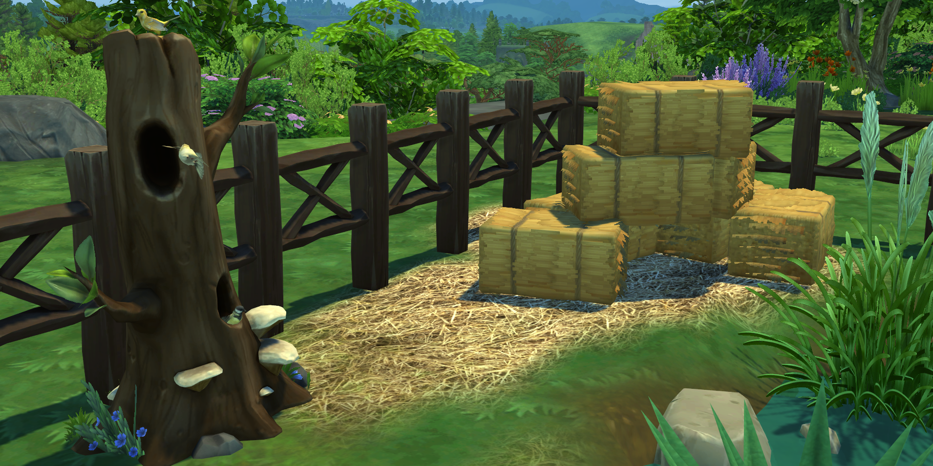 Just some pics to show you how the straw terrain will look like in your game.