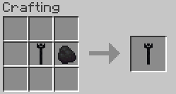 The staff used in the crafting is the wither warrior staff