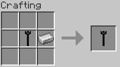 The staff used in the crafting can be a wither summoner or wither protector staffs
