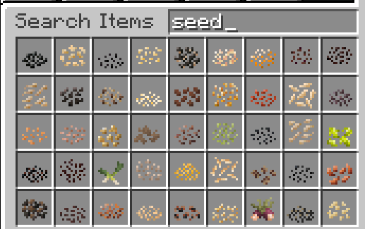 Preview of some of the seeds