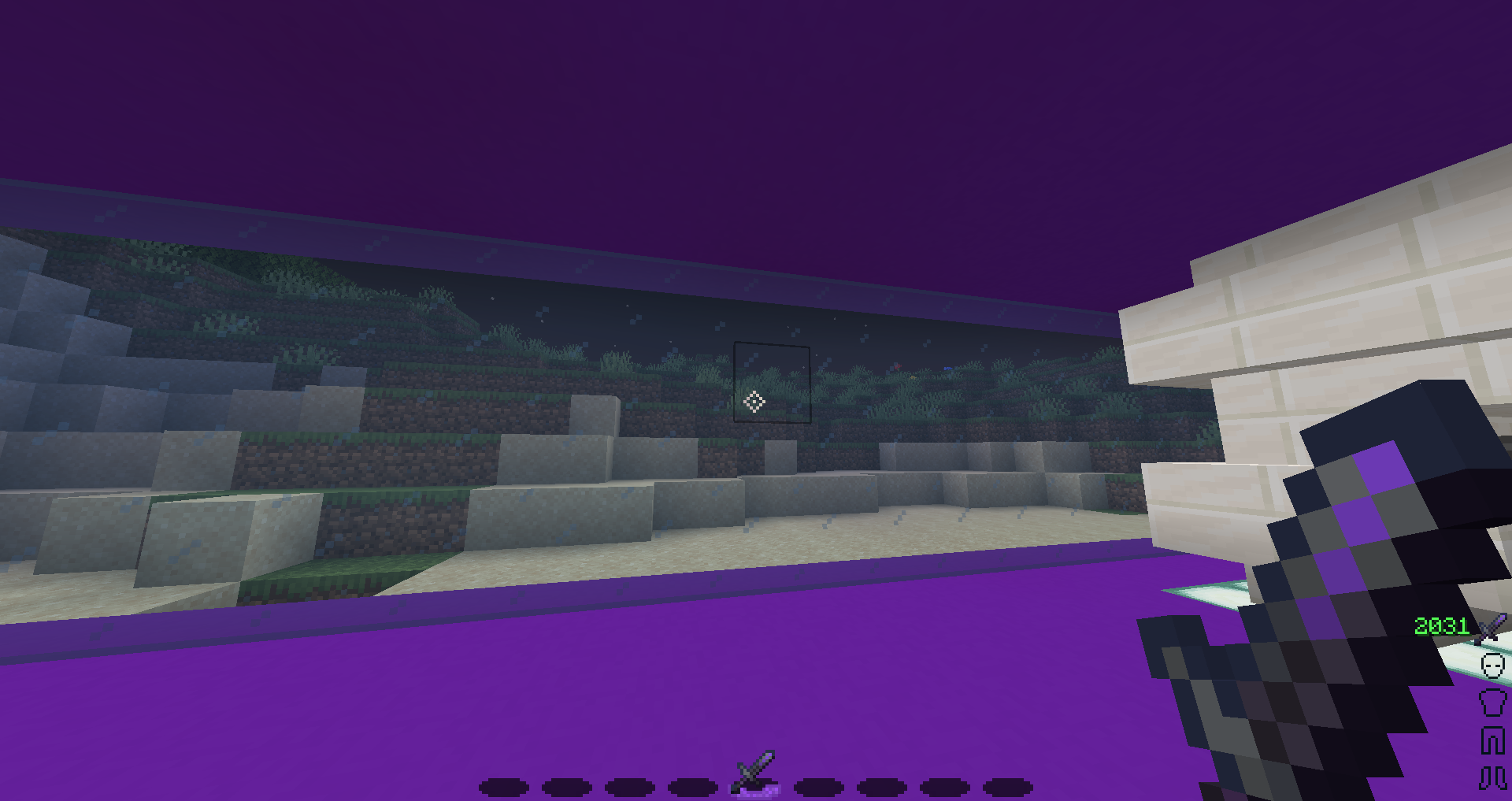 You can get your hands on this by renaming the netherite sword to Scavablade