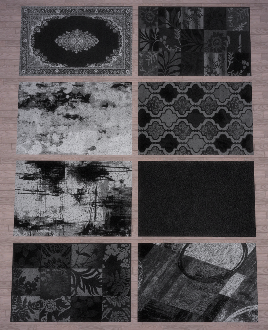 Back in Black Rug Set - The Sims 4 Build / Buy - CurseForge