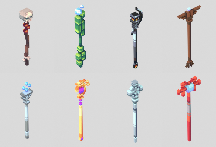 Render of Staves