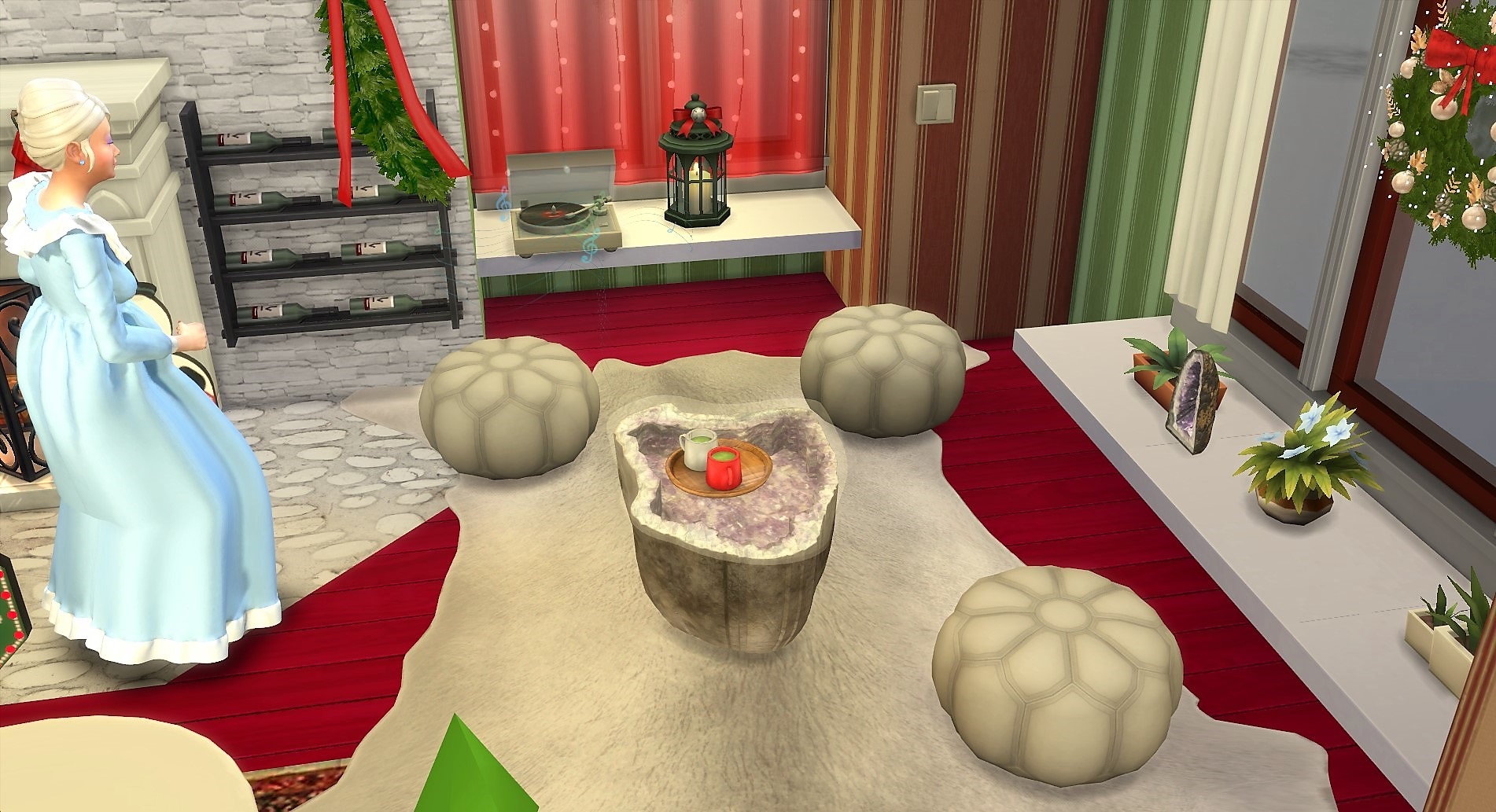 Sometimes you need a break from unwrapping presents and parking the food - such as here!