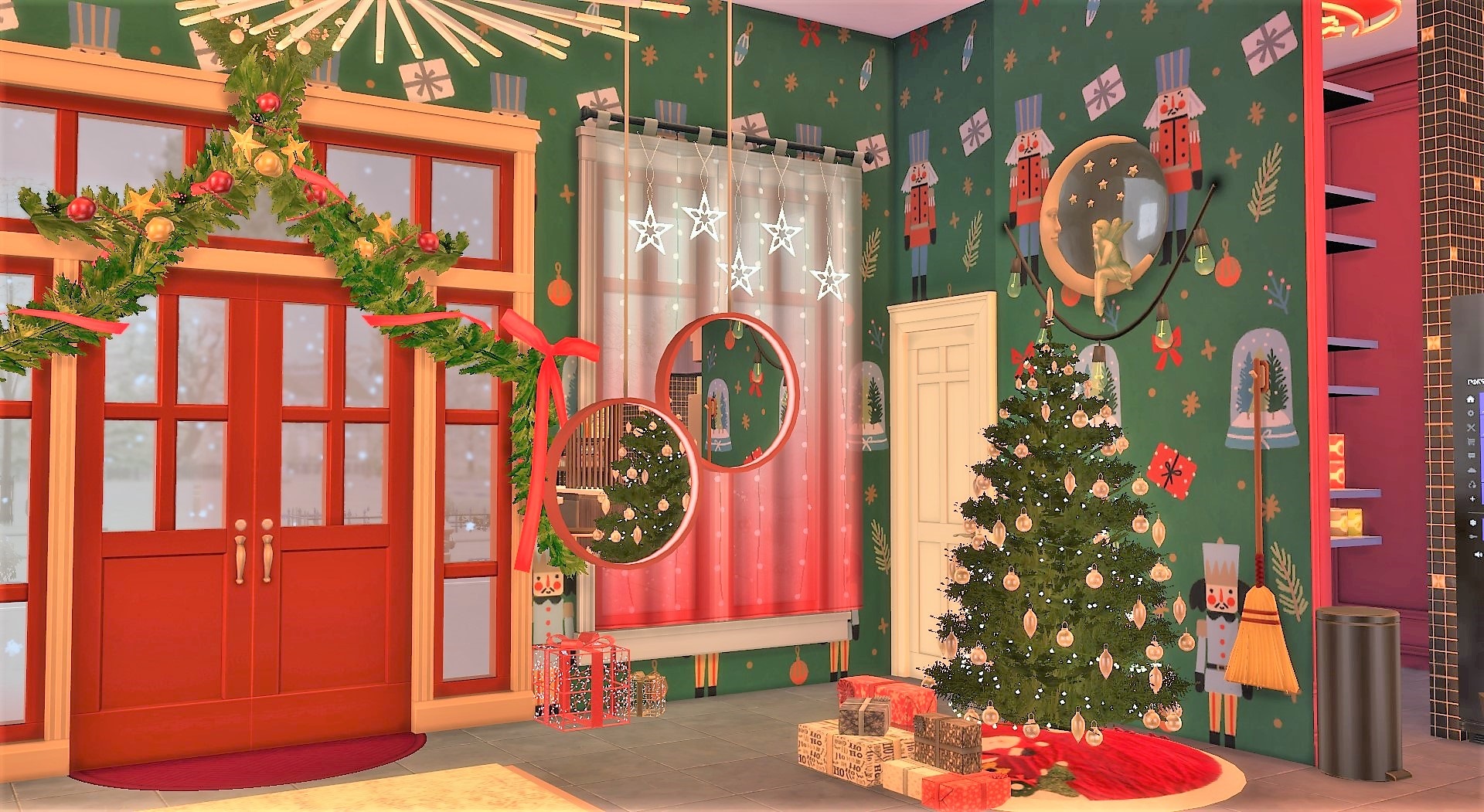 I know, I'm late. You have to know, I built a lot for 3 weeks - and recognized too late that too many of the items were not to find on Curseforge ... Okay, cried, cursed, wined - and remembered that Rooms are okay, too. So: Merry Simstmas!!!