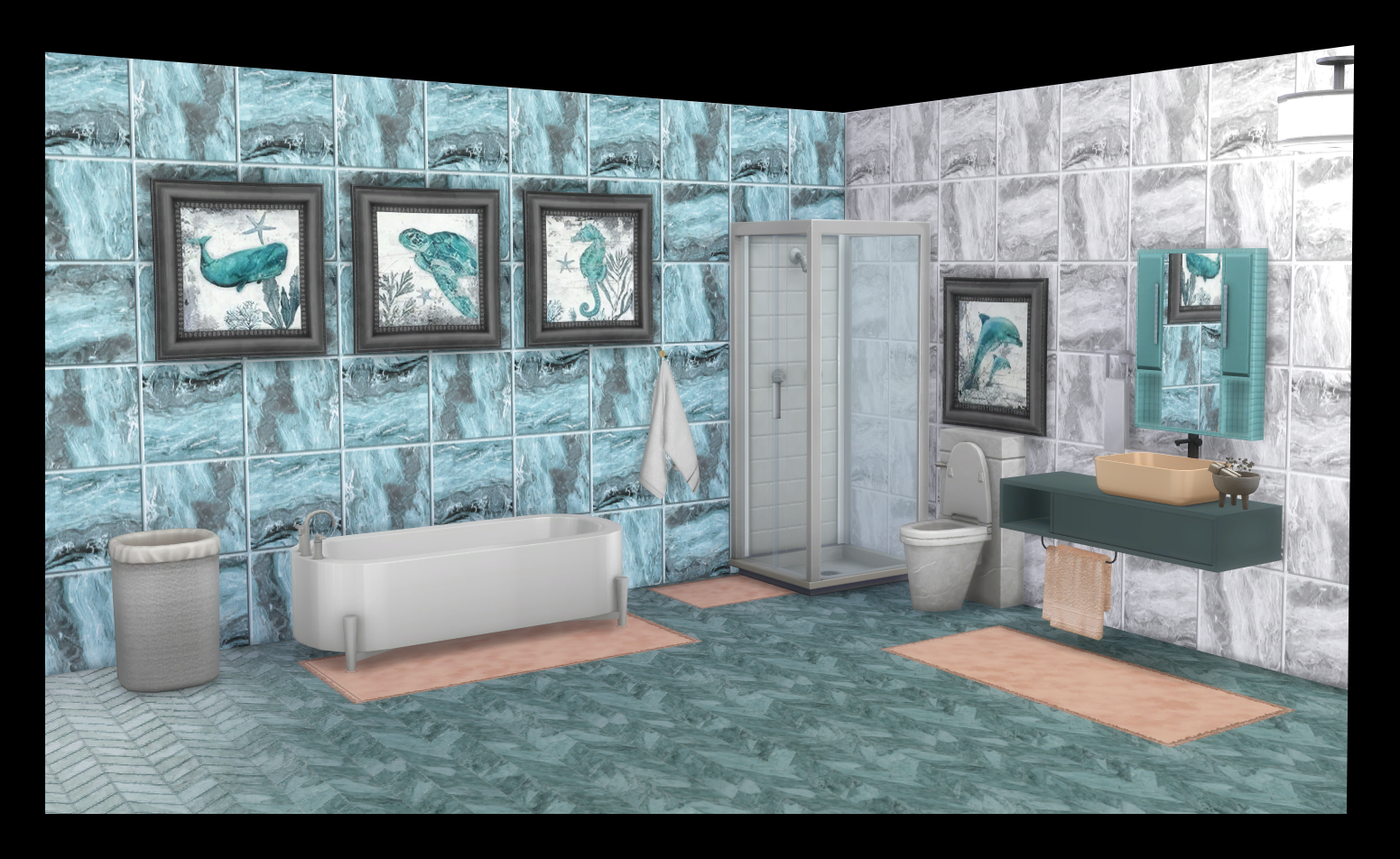 Light wall colour in game decorating idea