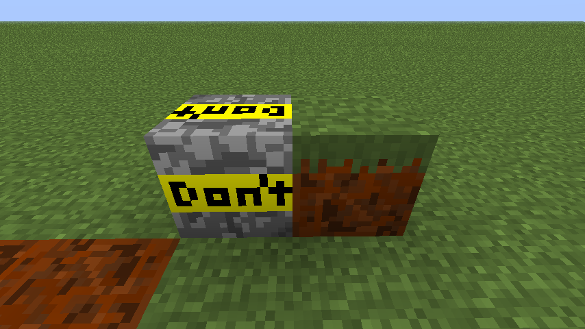 Bedrock and Updated Grass