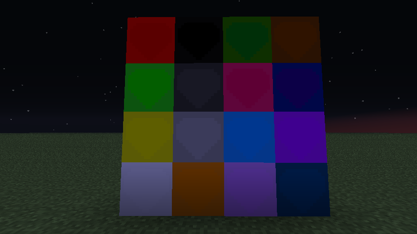 The wool blocks