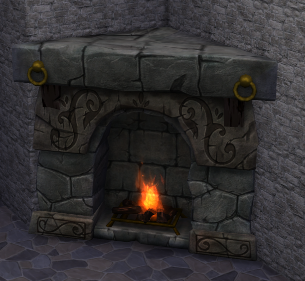 TSM Corner Fireplace The Sims 4 Build / Buy